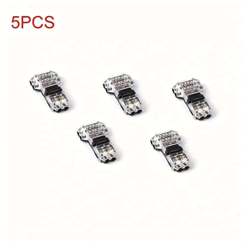 Snap-In Wire Connector T2 Quick Terminal Joiners-5pcs