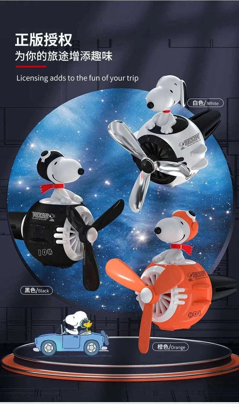 Snoopy Car Air Freshener Clip for a Cute, Fresh Cabin-B-Ocean flavor
