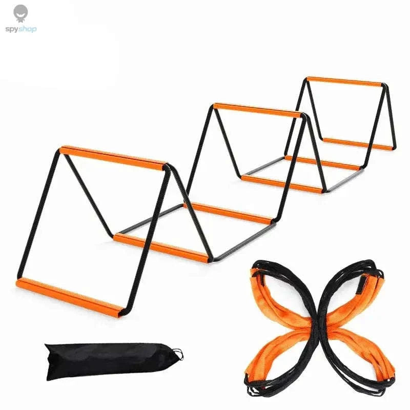 Soccer Agility Ladder – Dual-Purpose Speed, Footwork & Training Tool-Orange-20