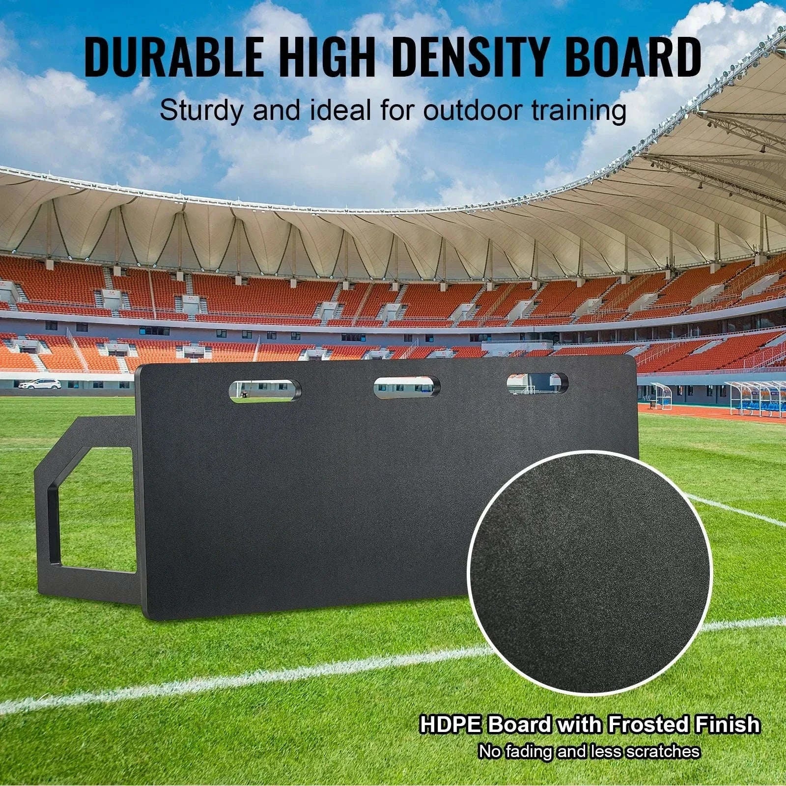 Soccer Rebounder Board 40x16 Inch Foldable Training Kickback Wall-United States