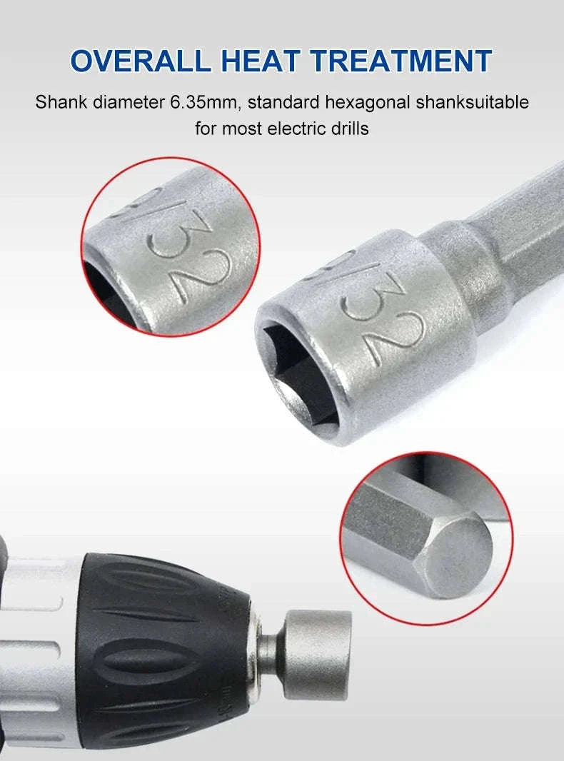 Socket Inner Hexagonal Wrench Tool Set for Precise Fastening-9pc set