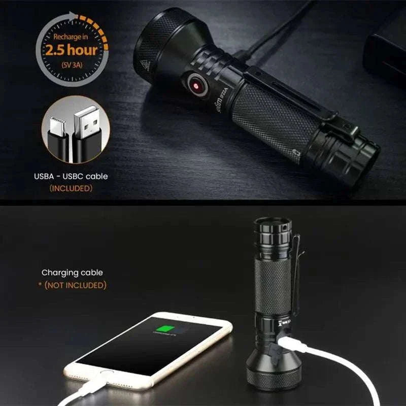 Sofirn IF22A 2100 Lumen Long Range USB-C Rechargeable Flashlight-with 21700 battery / 6000-6500K / United States