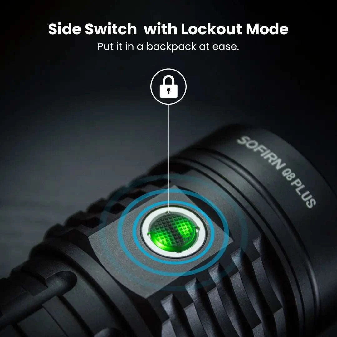 Sofirn Q8 Plus 16000 Lumen Rechargeable LED Flashlight USB-C-5000K-5300K / United States
