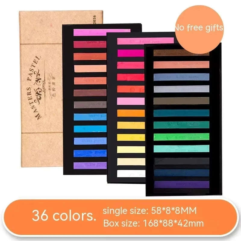 Soft Pastel Chalk Crayons 48‑Color Art Set-24 Colors / CHINA