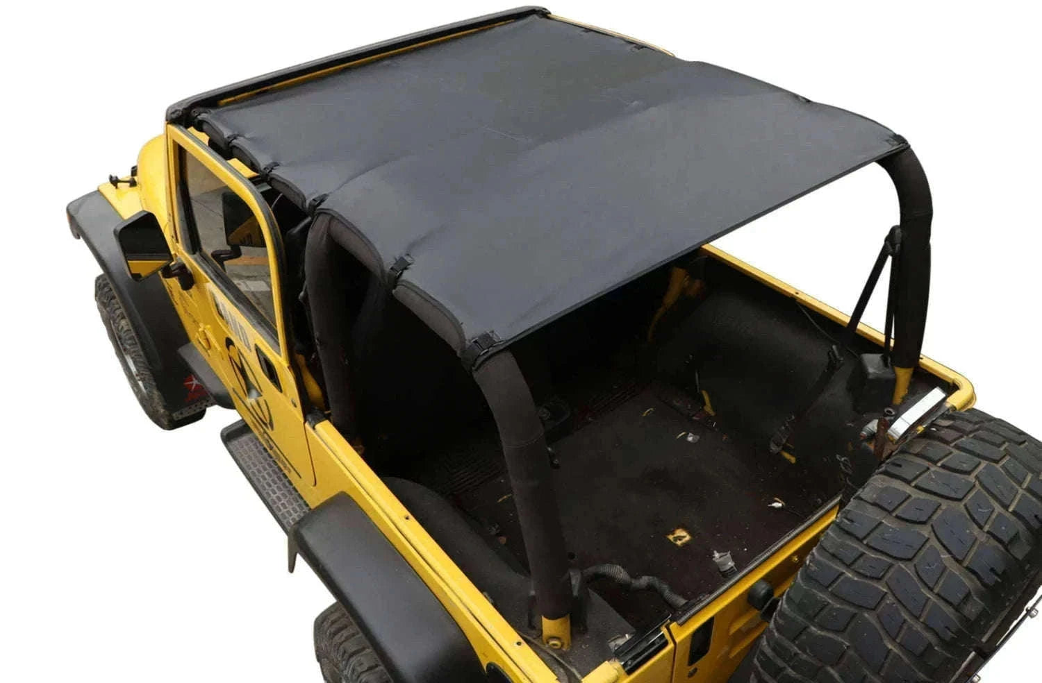 Soft Roof Top Cover Extended Bikini Top for TJ 1997-2006-Leather