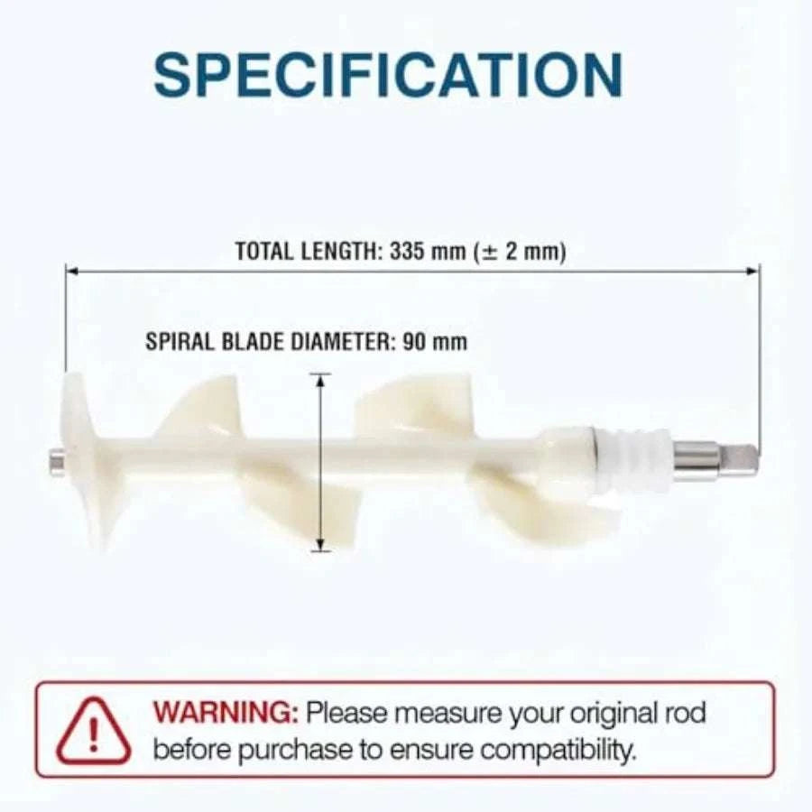 Soft Serve Ice Cream Machine Beater Rod Replacement for VEVOR & YIKAFU-United States / WhiteSilver