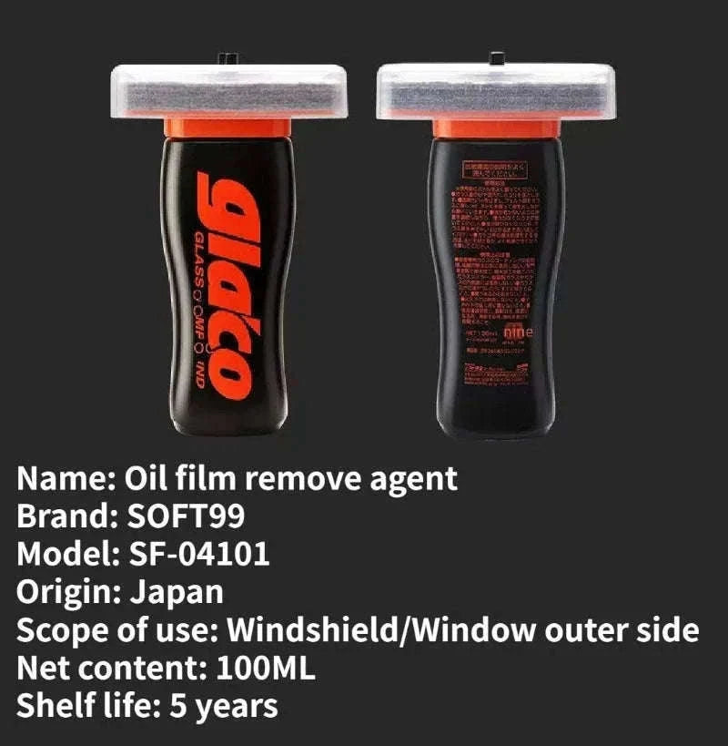 Soft99 Glaco 100ml Rain Repellent and Oil Film Remover-