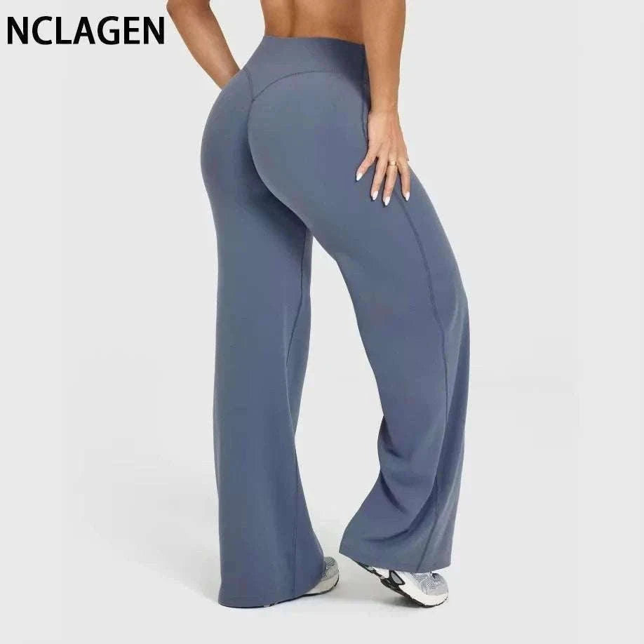 SoftMotion Women’s Mid-Waist Straight Leg Yoga Pants-Blooming Roses / XS