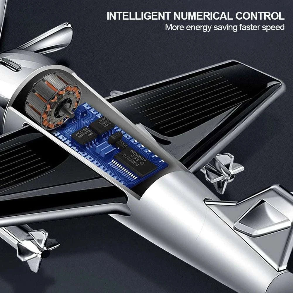 Solar Airplane Car Freshener-