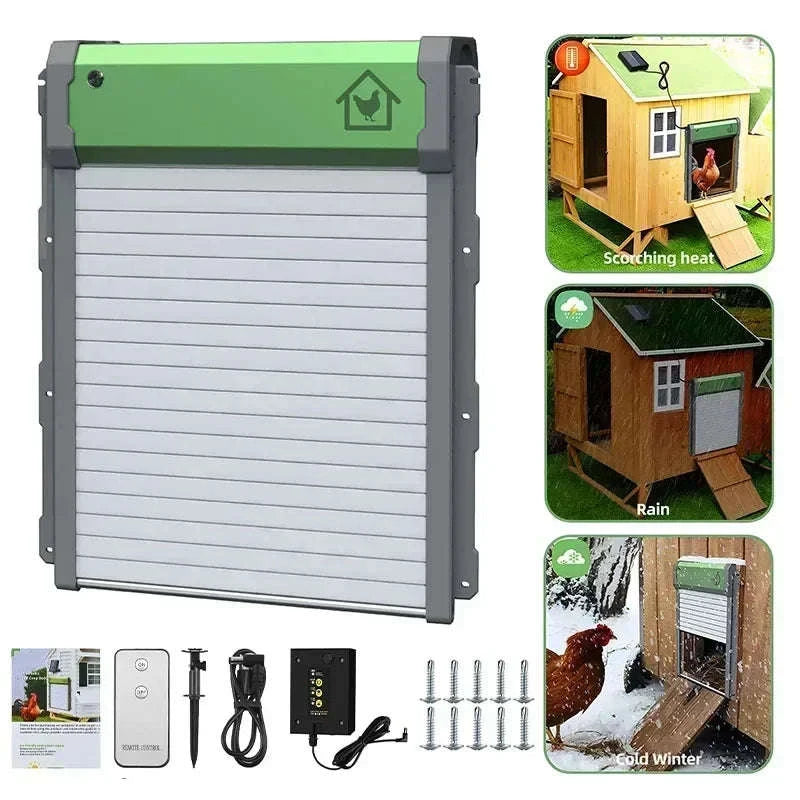 Solar Automatic Chicken House Door-1pcs