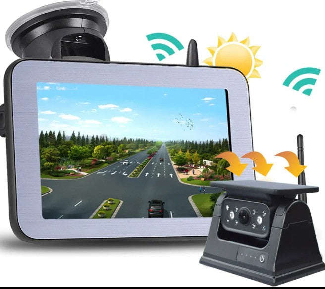 Solar Backup Camera Kit-Monitor add camera