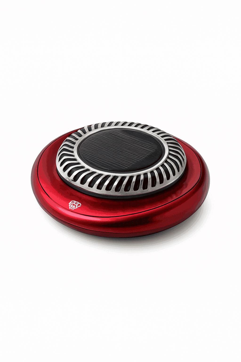 Solar Car Air Freshener with Hidden Parking Number Plate-red