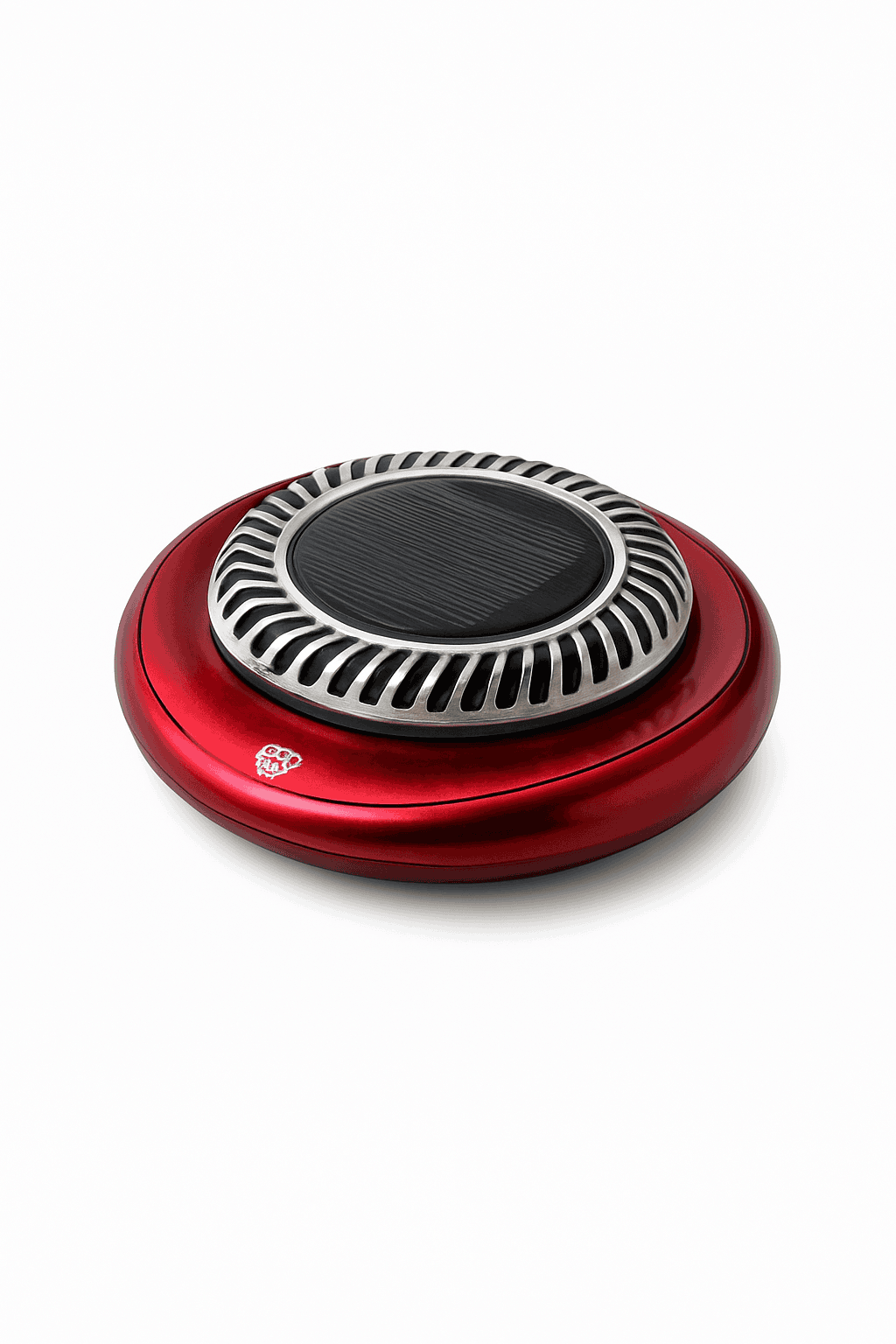 Solar Car Air Freshener with Hidden Parking Number Plate-red