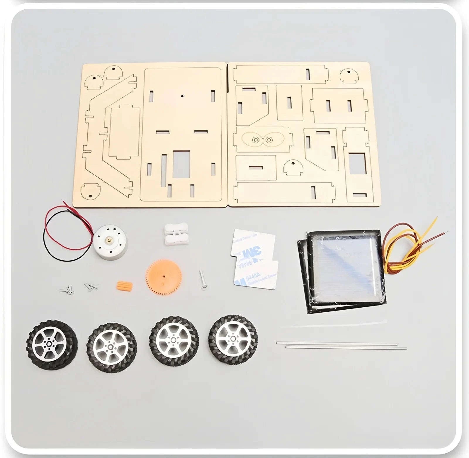 Solar Car Model DIY Lunar Exploration Vehicle-Lunar rover