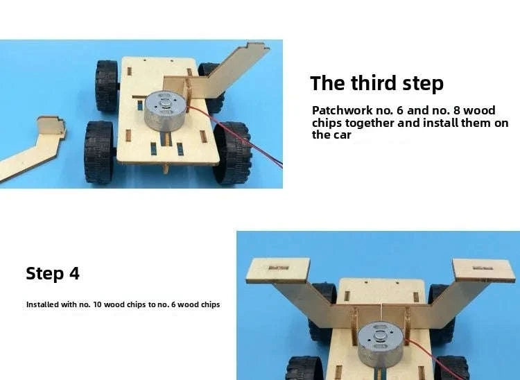 Solar Car Model DIY Lunar Exploration Vehicle-Lunar rover