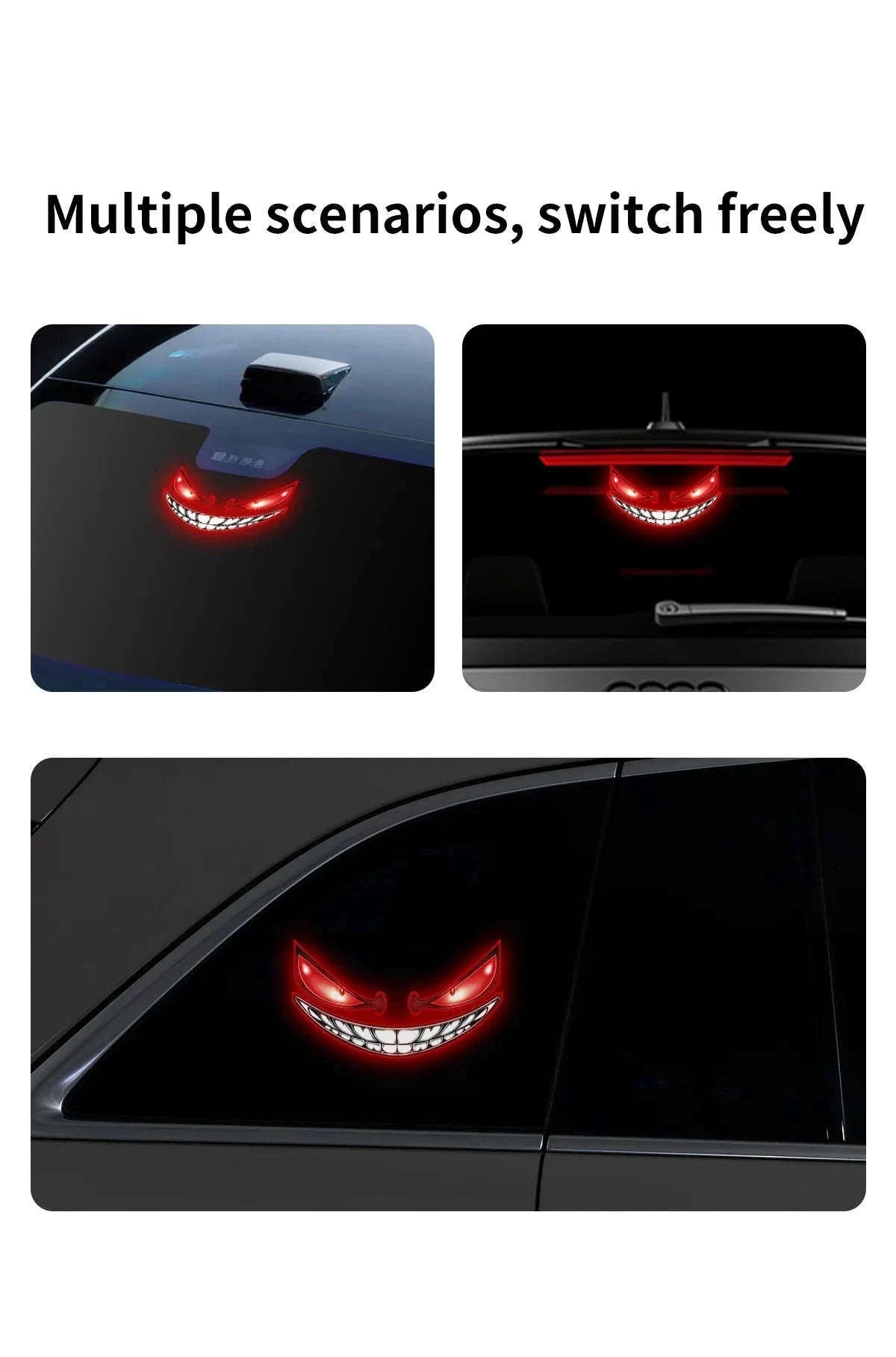 Solar Charging Dynamic LED Warning Decorative Light-Q3