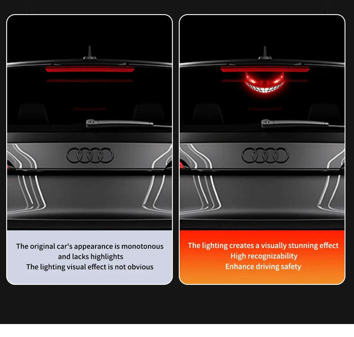 Solar Charging Dynamic LED Warning Decorative Light-Q3