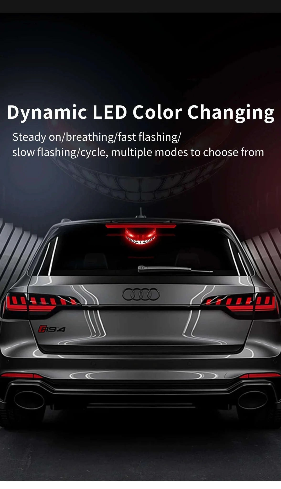 Solar Charging Dynamic LED Warning Decorative Light-Q3