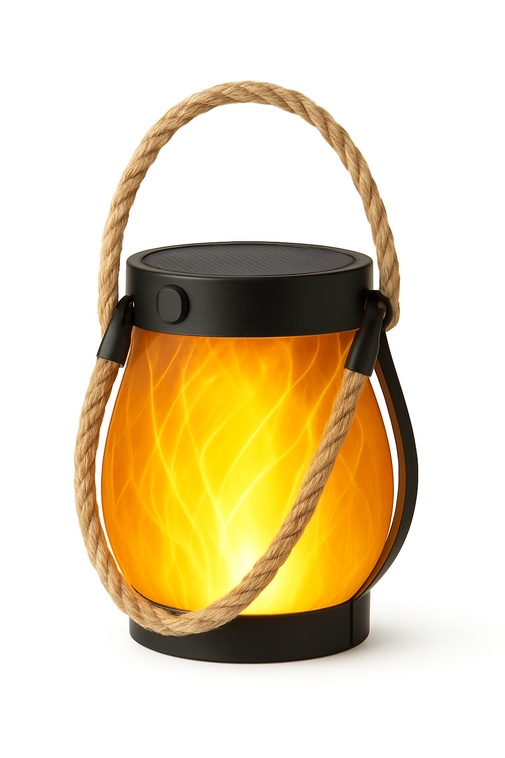 Solar Flame Rope Lantern Type-C Fast Charging Waterproof Hanging Lamp
