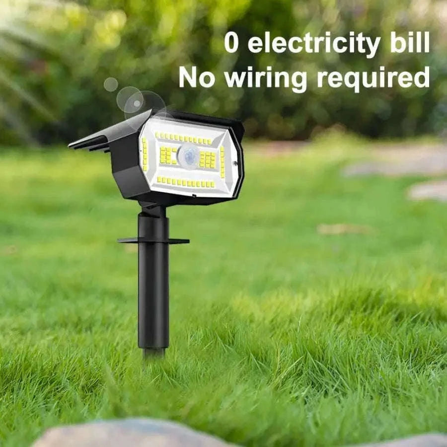 Solar Landscape Lights Outdoor Waterproof Spotlights, 72/68 LED-56LED Warm White / 1PC