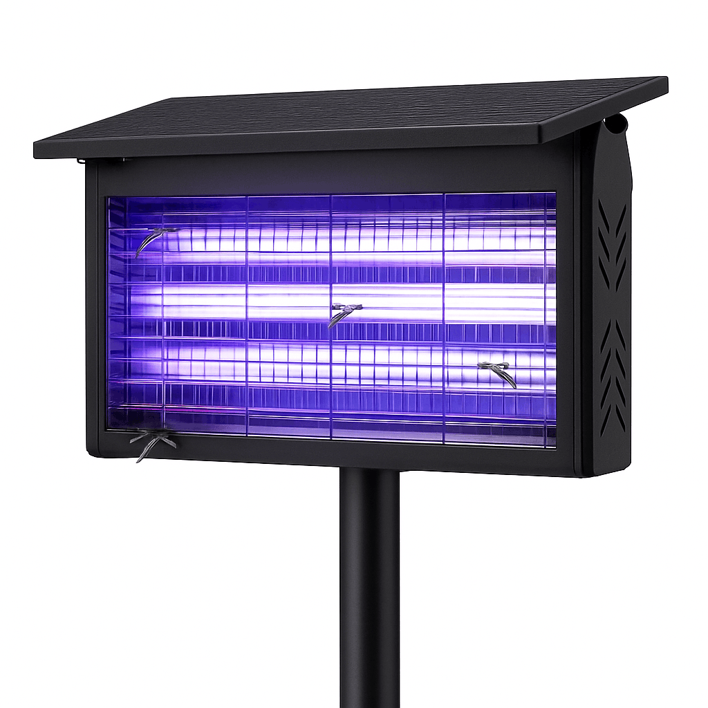 Solar Mosquito Repellent Lamp for Outdoor Spaces – Insect Control Light-1PC / United States
