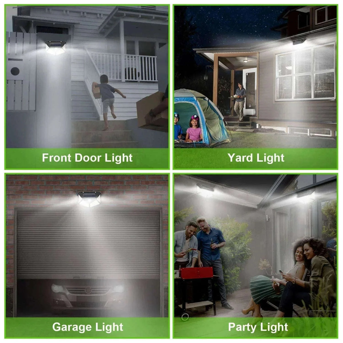 Solar Motion Sensor Lamp for Outdoor Spaces-100 LED