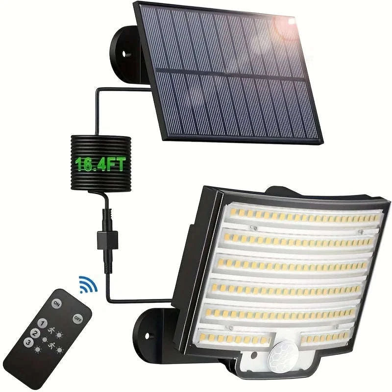 Solar Outdoor Lights with Motion Sensor and Remote-Warm White / 16-20W / United States