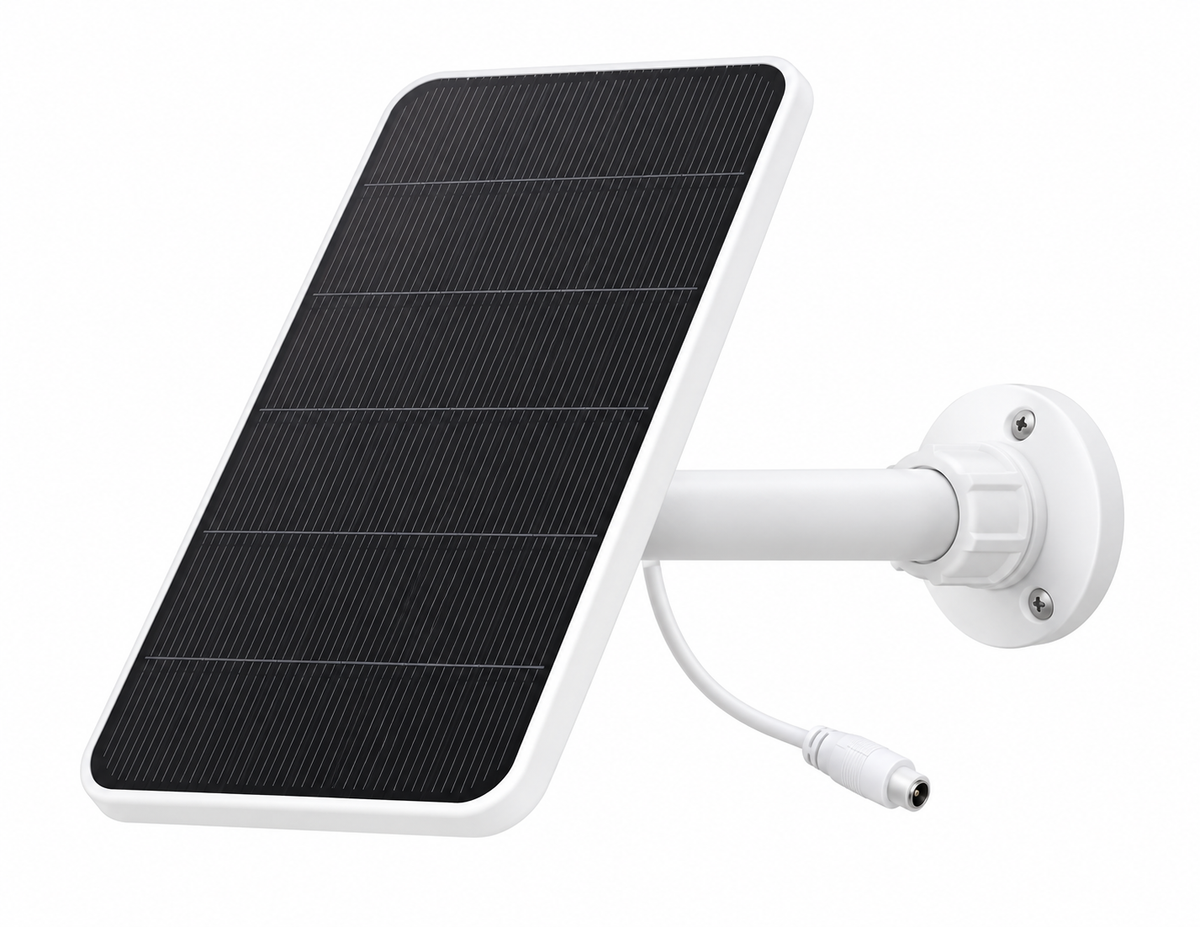 Solarna polnilna plošča z belim nosilcem
