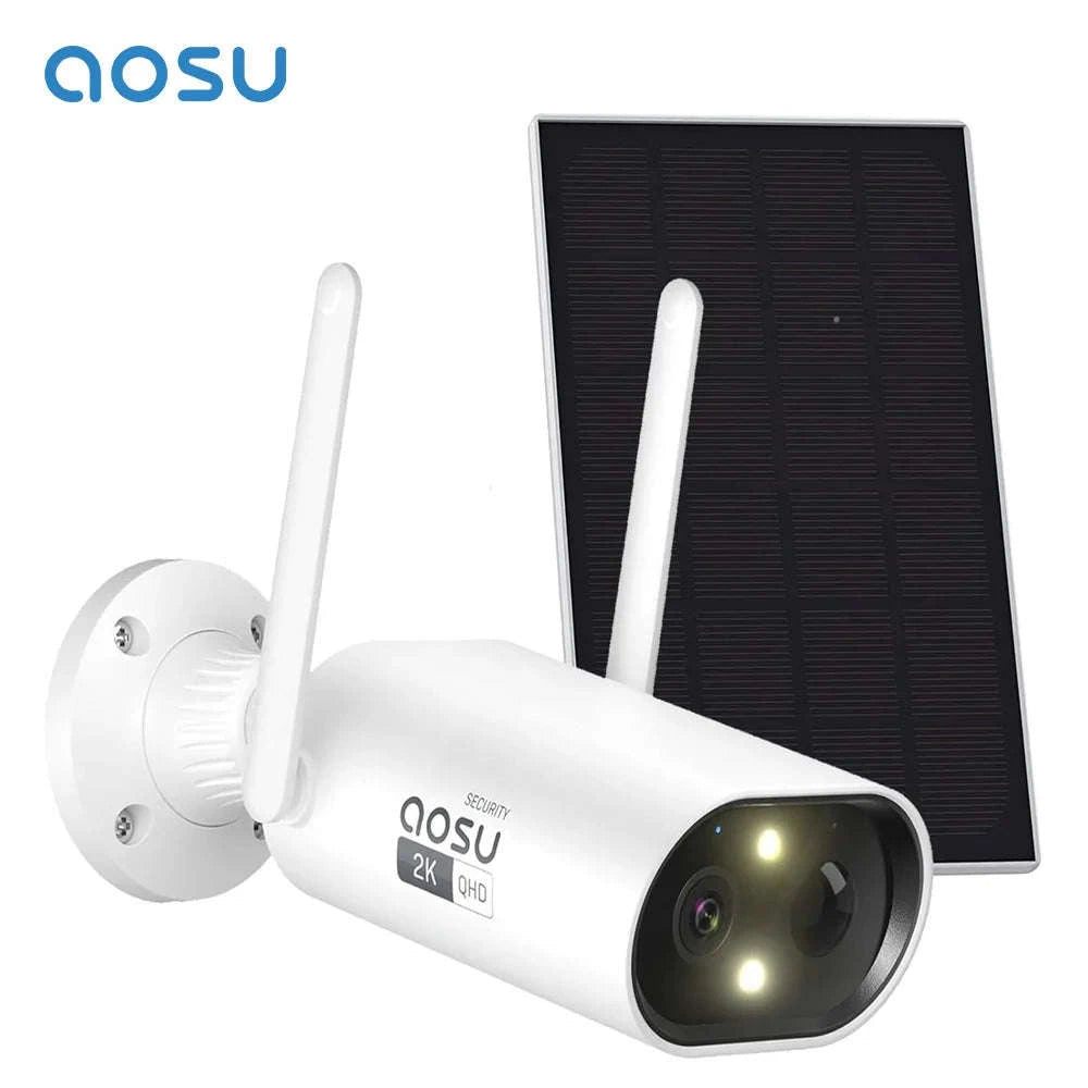 Solar Powered Wireless Security Camera 3MP WiFi Outdoor CCTV-solar camera / EU Plug / United States