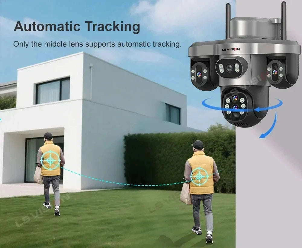 Solar Security Camera 20MP 10X Optical Zoom PTZ IP66-4G 10X Zoom No Card / Poland