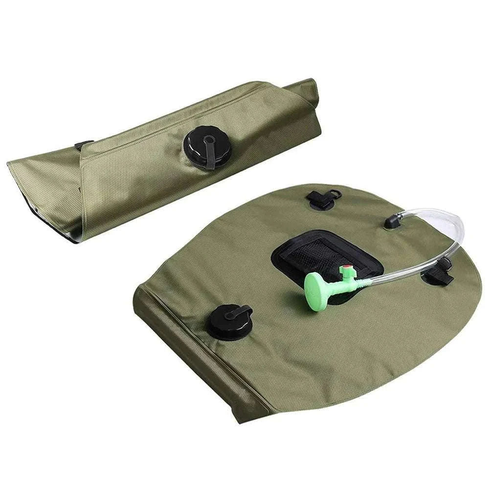 Solar Shower Bag 20L for Warm Outdoor Camping Showers-Camouflage