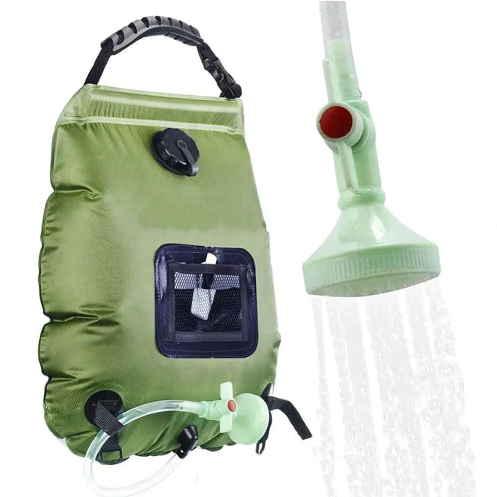Solar Shower Bag 20L Outdoor Camping Hot Water System-Camouflage