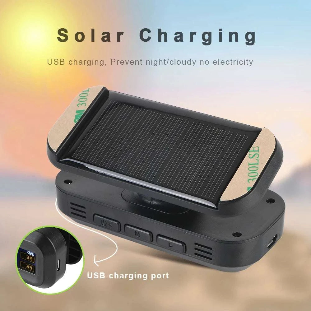 Solar TPMS Tire Pressure Monitoring System with External Sensors-