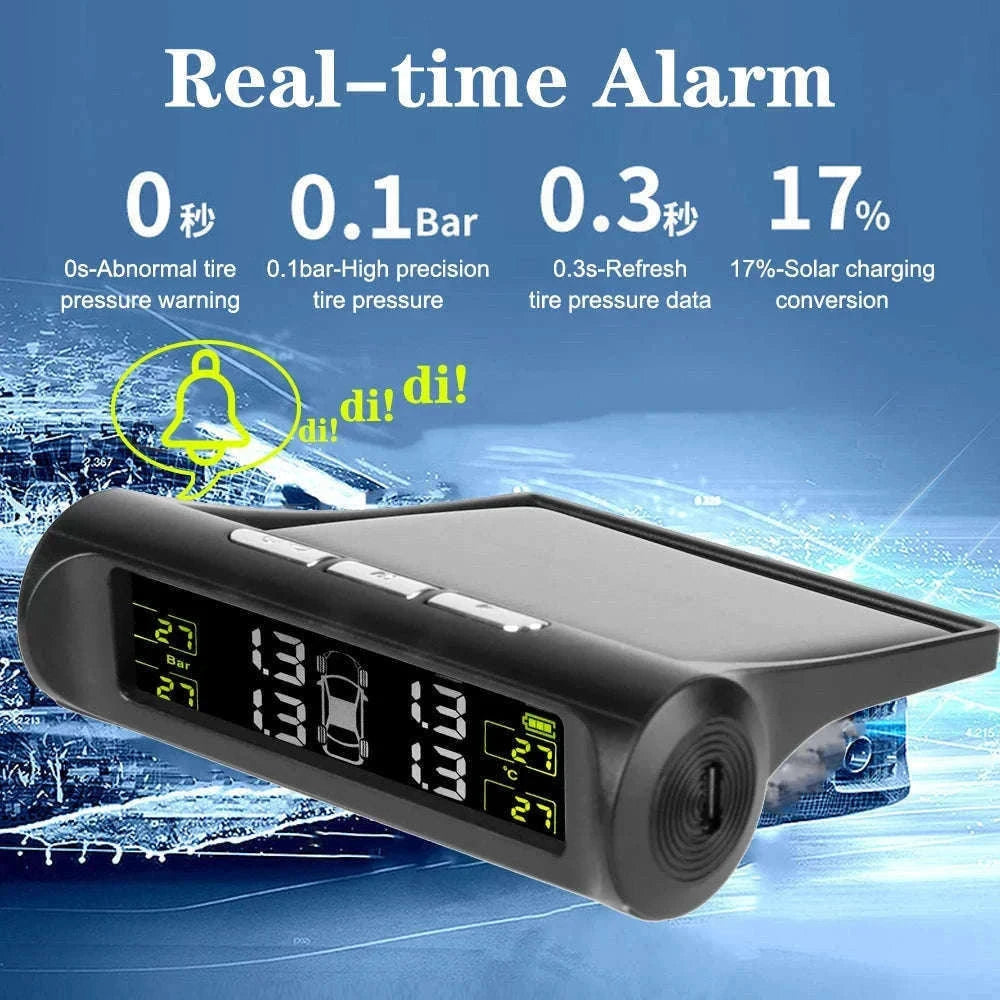 Solar TPMS Tire Pressure Monitoring System with External Sensors-G External