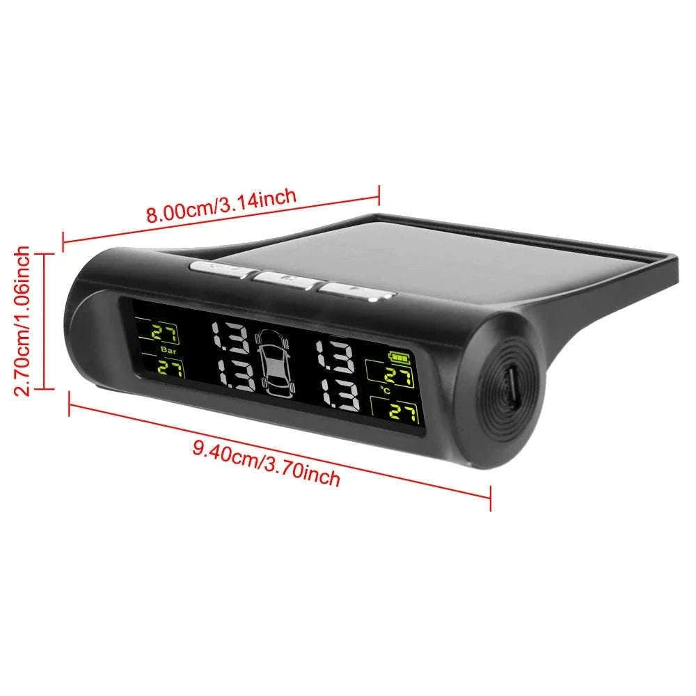 Solar TPMS Tire Pressure Monitoring System with External Sensors-G External