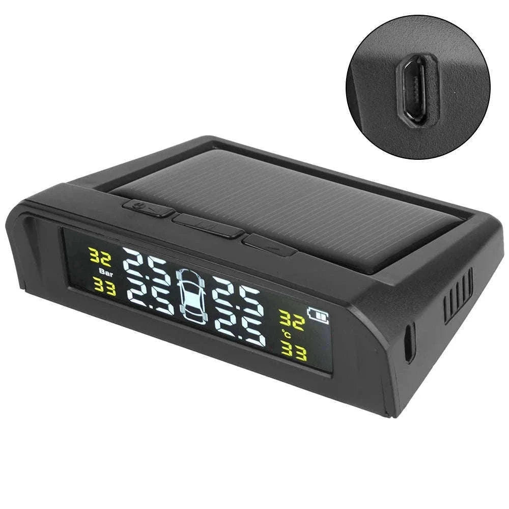 Solar TPMS Tire Pressure Monitoring System with External Sensors-G External