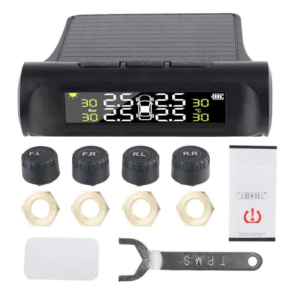 Solar TPMS Tire Pressure Monitoring System with External Sensors-G External