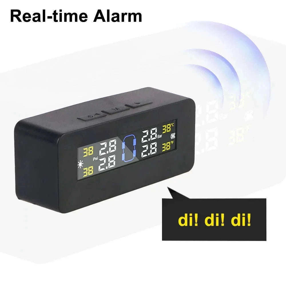 Solar TPMS Tire Pressure Monitoring System with External Sensors-G External