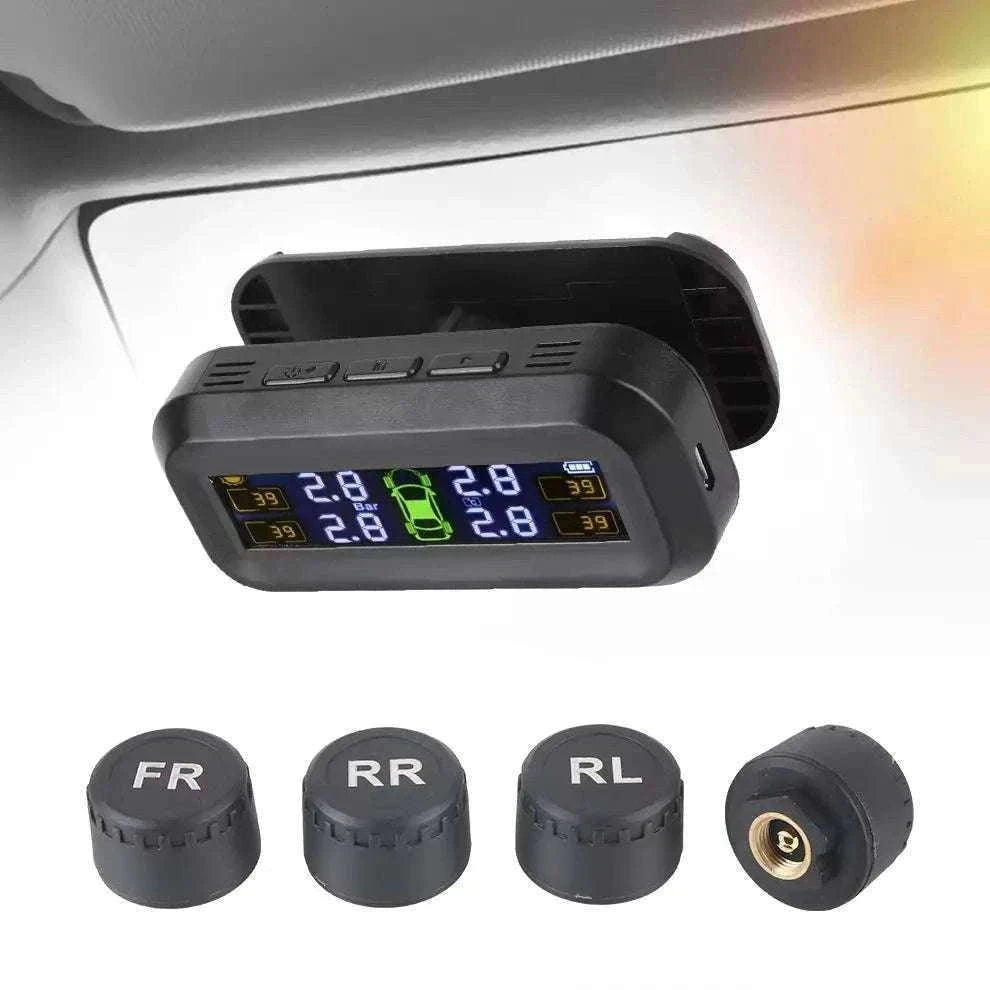 Solar TPMS Tire Pressure Monitoring System with External Sensors-G External