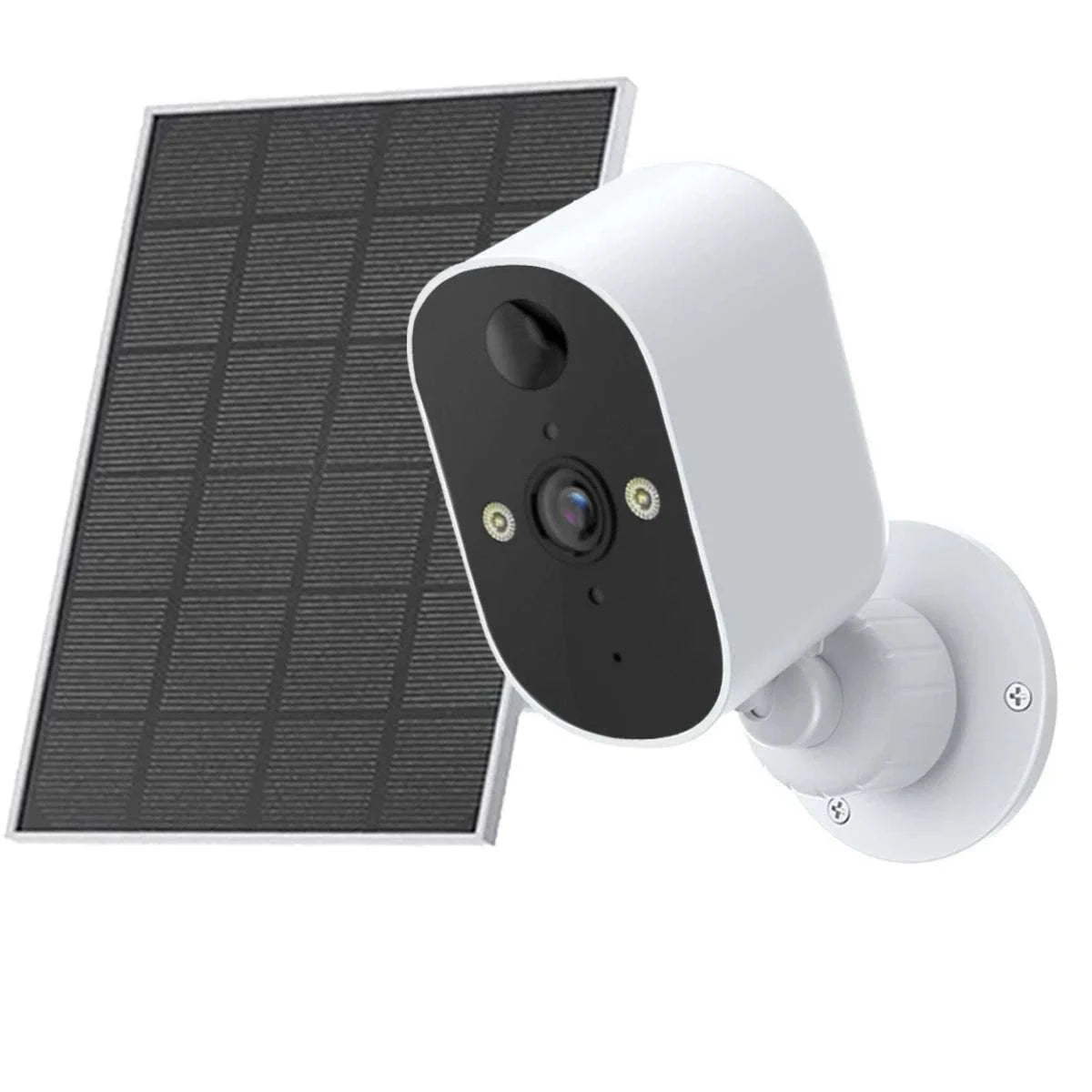 Solar WiFi Security Camera 1080P Outdoor with Night Vision & Alerts-NewCam NO Card / US Plug