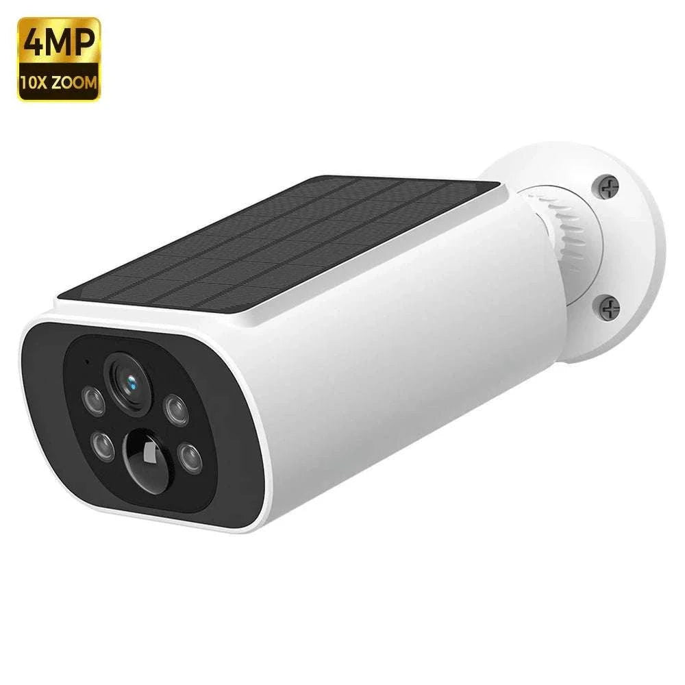 Solar WiFi Security Camera 2.5K AI Detection Night Vision IP67-Black / China Mainland