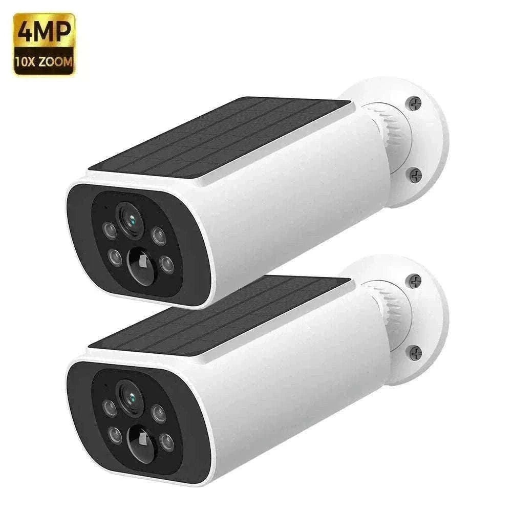 Solar WiFi Security Camera 2.5K AI Detection Night Vision IP67-Black / China Mainland