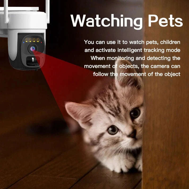 Solar WiFi Security Camera 360° Pan Tilt with Human Detection-WiFi NO Card / United States