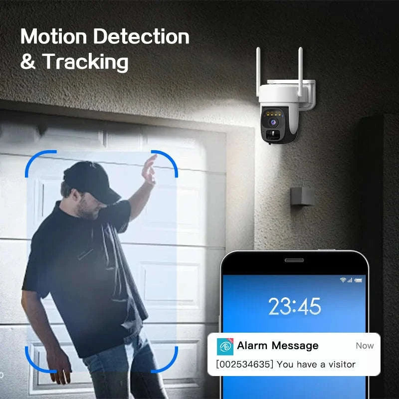 Solar WiFi Security Camera 360° Pan Tilt with Human Detection-WiFi NO Card / United States