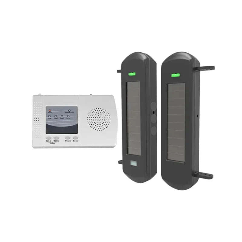 Solar Wireless Beam Sensor Driveway Alarm System-KIT1 / US Plug / United States