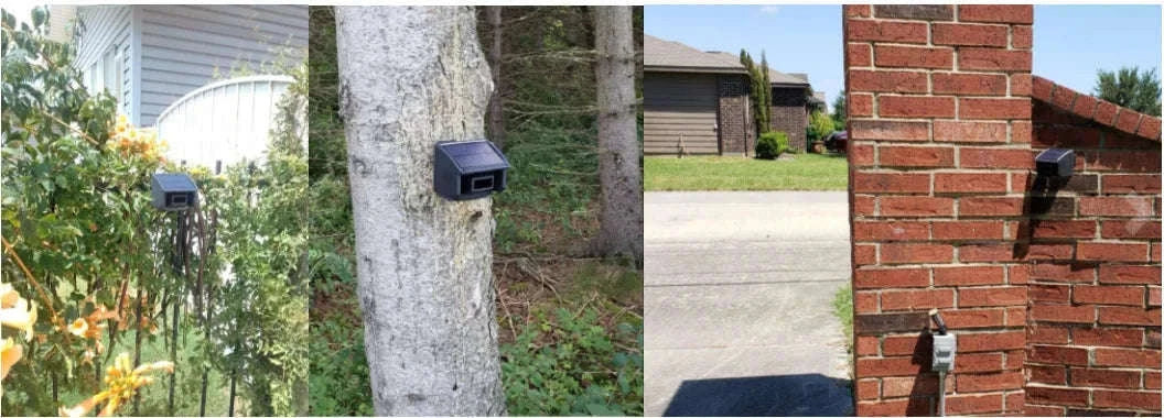 Solar Wireless Driveway Alarm System with 400m Range Motion Sensor-KIT1 / EU Plug / Poland