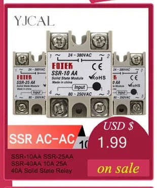 Solid State Relay Module SSR-10DA / SSR-25DA / SSR-40DA-SSR-25DA