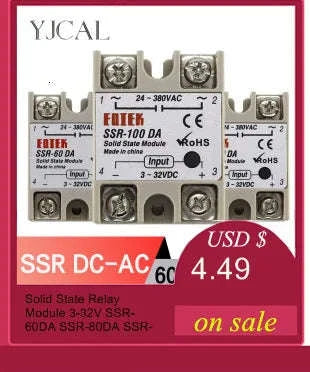 Solid State Relay Module SSR-10DA / SSR-25DA / SSR-40DA-SSR-25DA