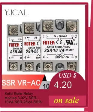 Solid State Relay Module SSR-10DA / SSR-25DA / SSR-40DA-SSR-25DA