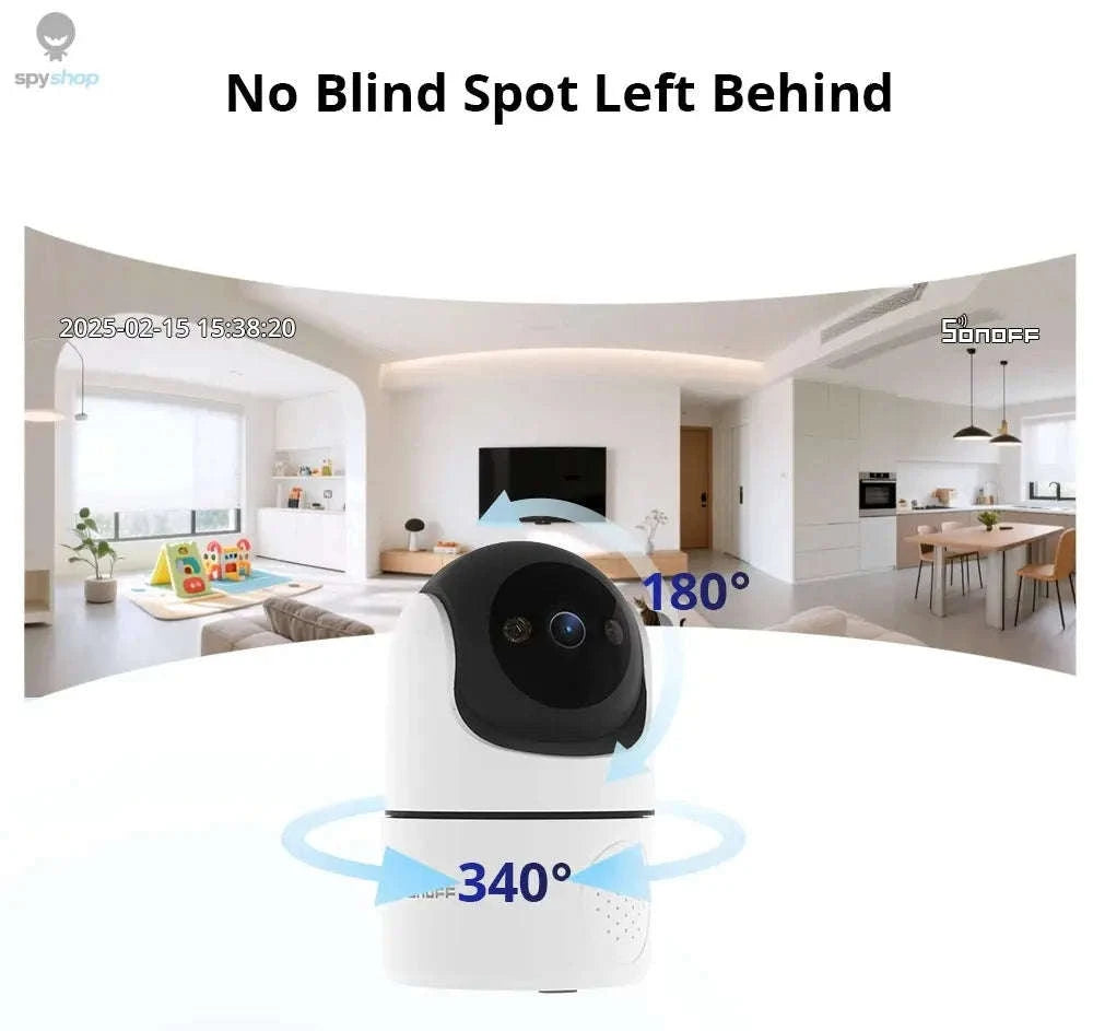 SONOFF CAM PT2 Smart Home Security Camera – Pan‑Tilt 1080P, Night Vision, AI Alerts-CAM Pan-Tilt 2 / CHINA